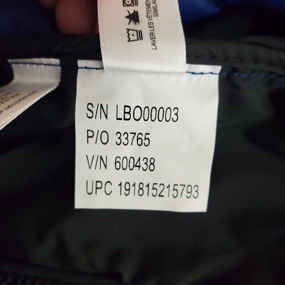 Cbuk By Cutter & Buck Womens Puffer Vest Medium Blue & Gray Colorblock - Picture 6 of 9